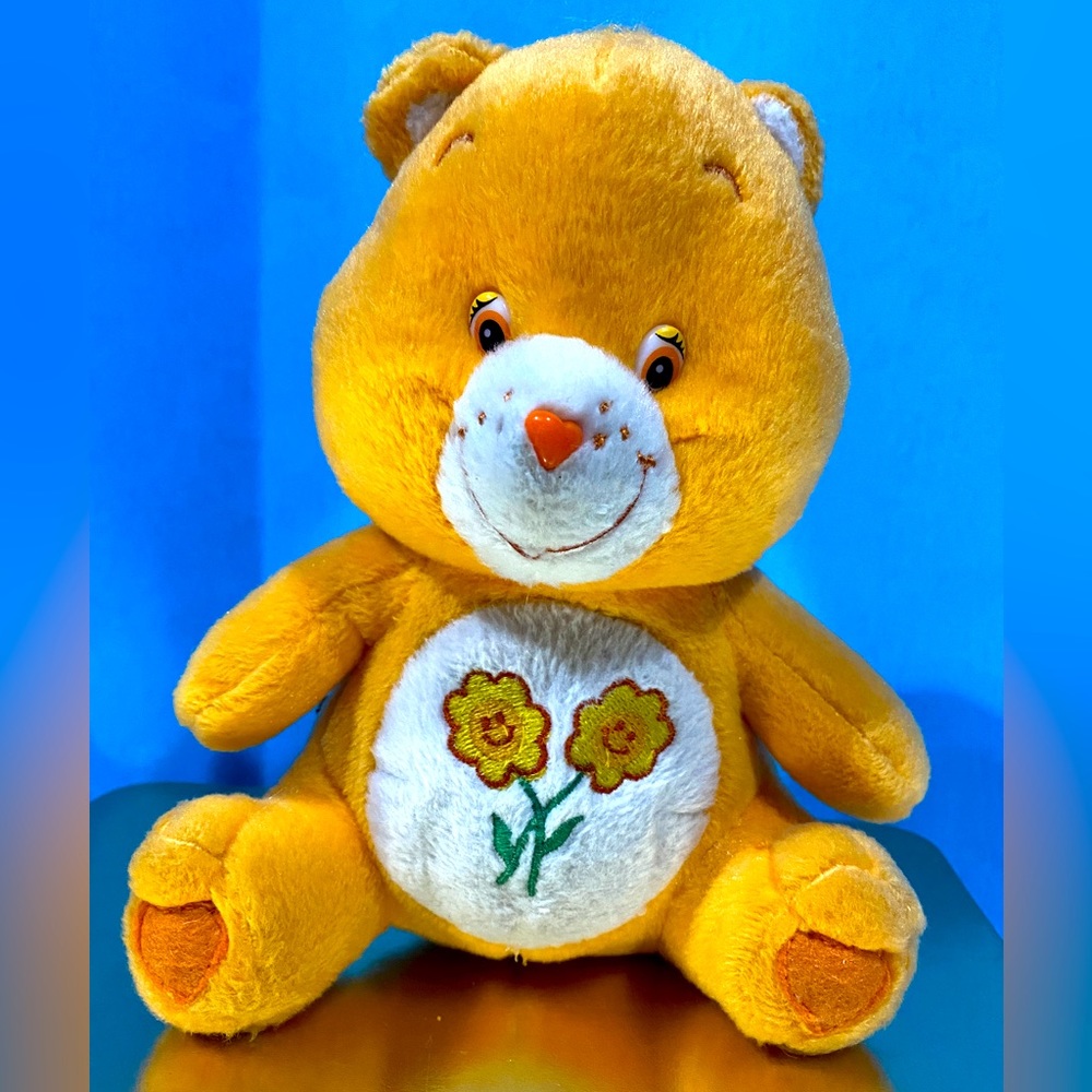 CARE BEARS VTG 2003 COLLECTIBLE SUNFLOWER BEAR 7” NANCO
